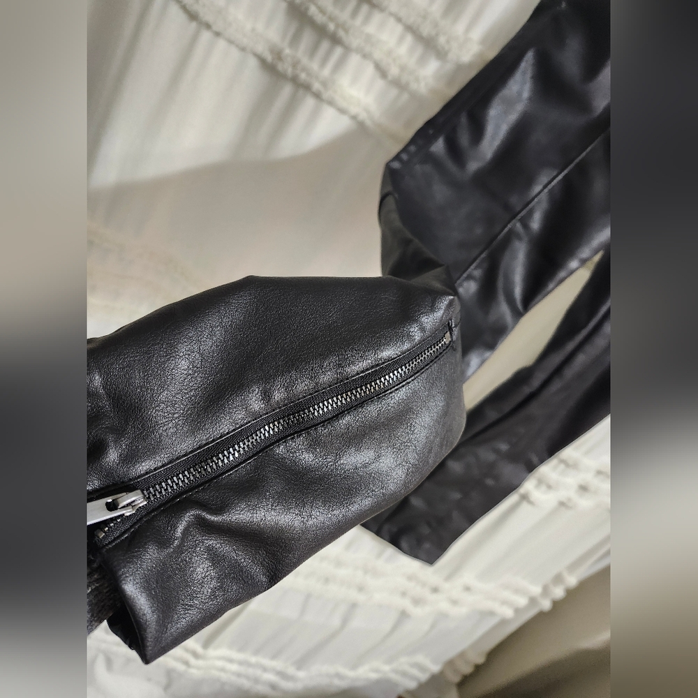 New Black Faux Leather Pants. - Picture 11 of 16
